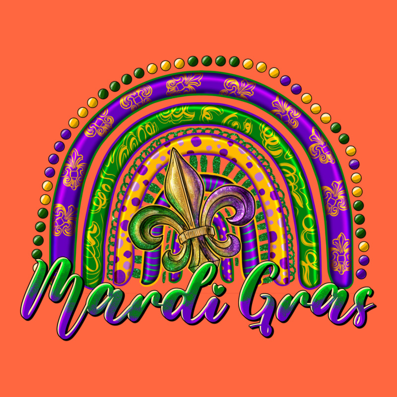 Mardi Gras Rainbow And Fleur De Lis Premium Hoodie by RanaPortraitStore | Teevron
