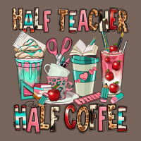 Half Teacher Half Coffee Premium Hoodie | Teevron