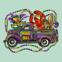 Mardi Gras Truck With Mask Fleur De Lis And Crawfish Premium Hoodie | Teevron