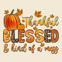 Thankful Blessed And Kind Of A Mess Premium Hoodie | Teevron