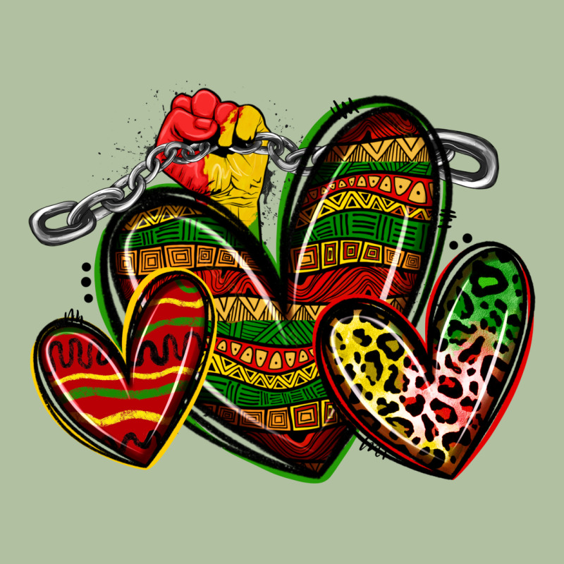 Juneteenth Hearts Urban Hoodie by Zillion Design Studio | Teevron