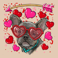 Valentine's Day French Bulldog Puppy Urban Hoodie | Teevron