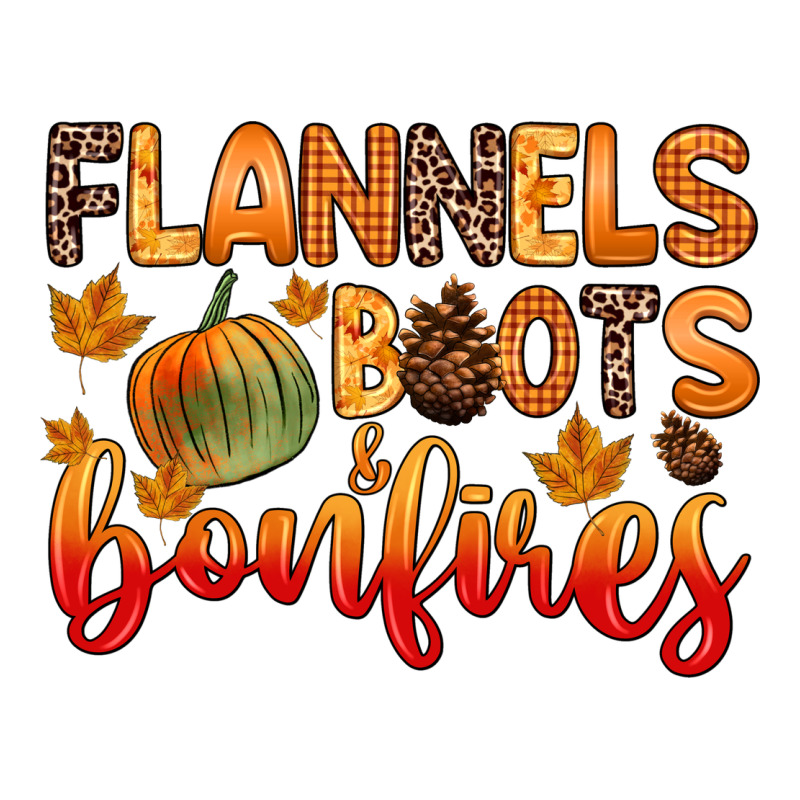 Flannels Boots And Bonfires Premium Hoodie by Zillion Design Studio | Teevron