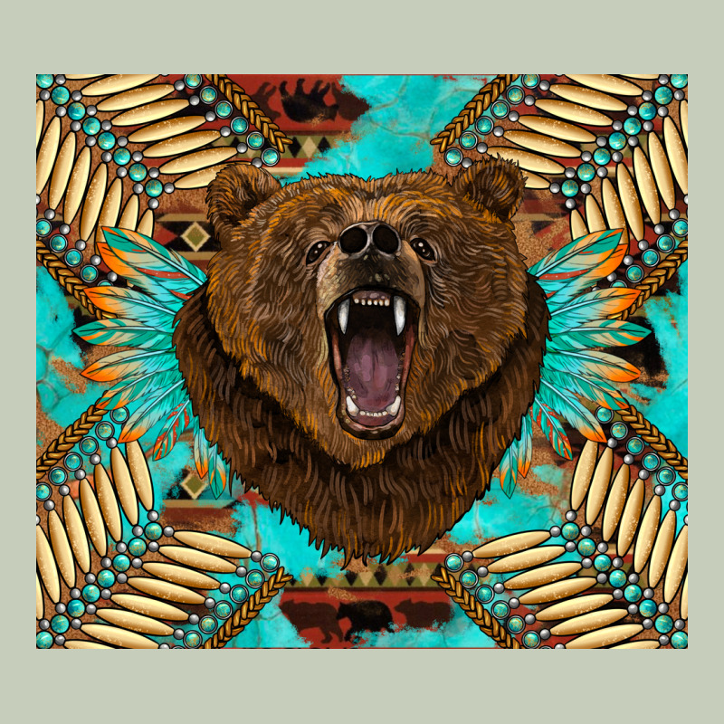 Bear Native American  Tumbler Classic Tee by BarkalooDesign | Teevron
