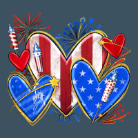 4th Of July Hearts Urban Hoodie | Teevron
