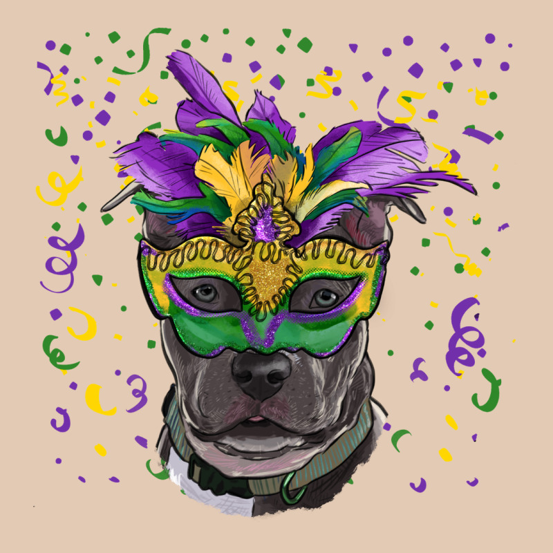 Mardi Gras  Mask Pitbull Urban Hoodie by RanaPortraitStore | Teevron