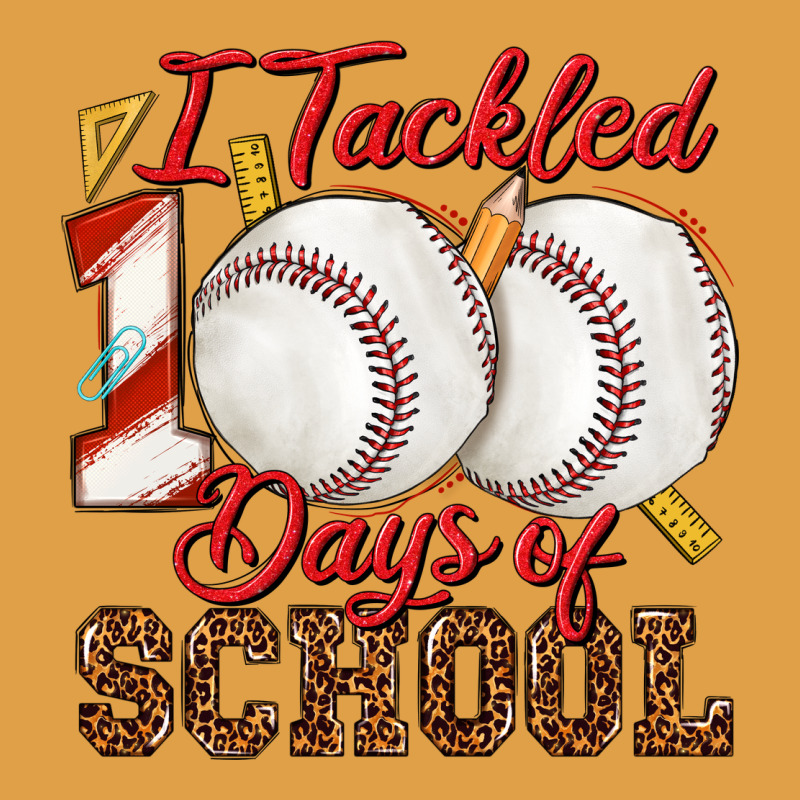 I Tackled 100days Of School Baseball Premium Hoodie by texasbilliewilder | Teevron