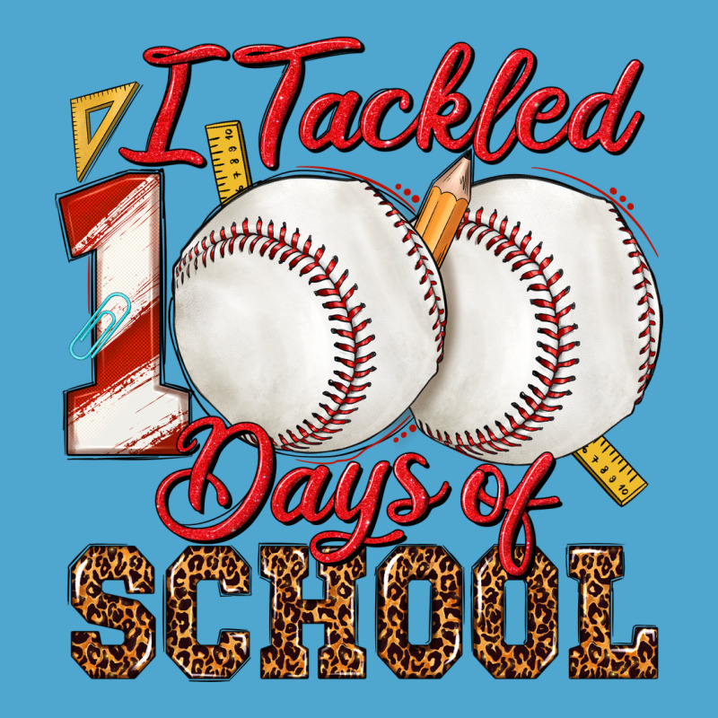 I Tackled 100days Of School Baseball Premium Hoodie by texasbilliewilder | Teevron