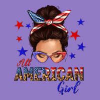 All American Girl Messy Bun Urban Hoodie | Teevron