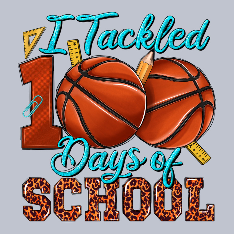 I Tackled 100days Of School Basketball Premium Hoodie by texasbilliewilder | Teevron