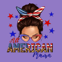 All American Mama Messy Bun Urban Hoodie | Teevron