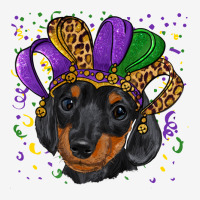 Mardi Gras Hat Dachshund Puppy Urban Hoodie | Teevron