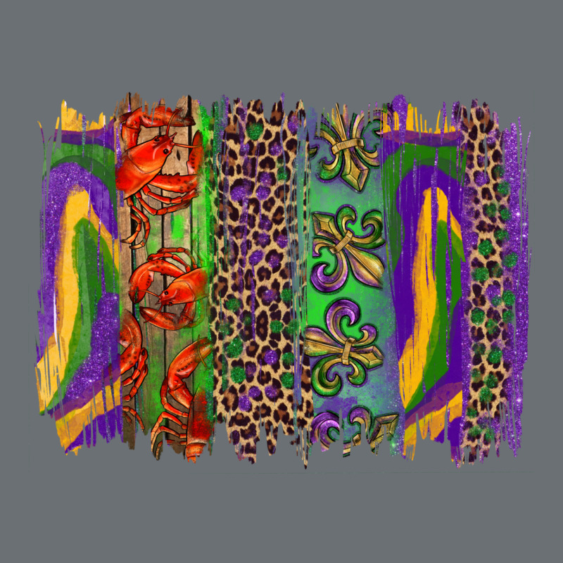 Mardi Gras Brushstroke Premium Hoodie by RanaPortraitStore | Teevron