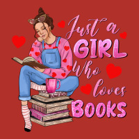 Just A Girl Who Loves Books Premium Hoodie | Teevron