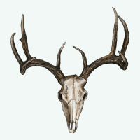 Deer Skull Premium Hoodie | Teevron