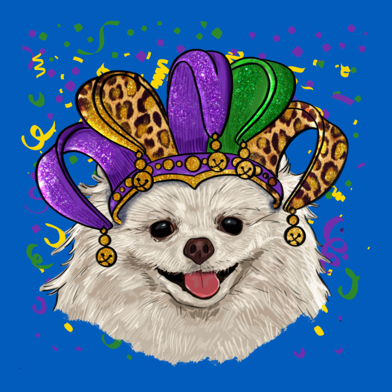 Mardi Gras Hat White Pomeranian Urban Hoodie by RanaPortraitStore | Teevron