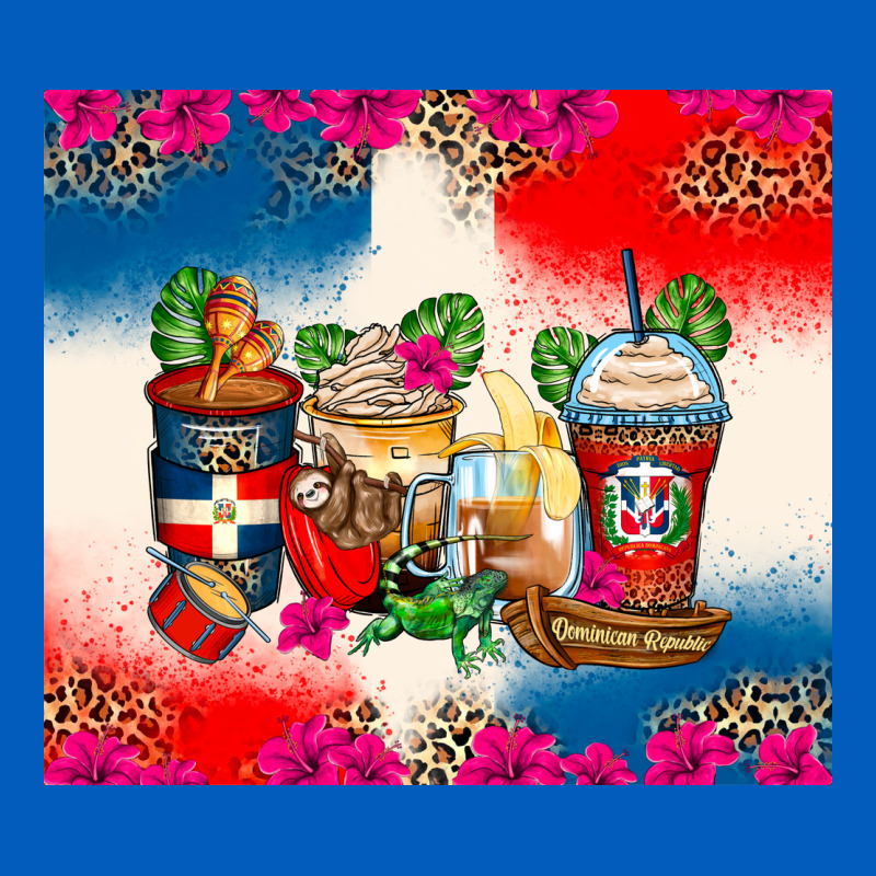 Dominican Republic Coffee Cups Urban Hoodie by Zillion Design Studio | Teevron