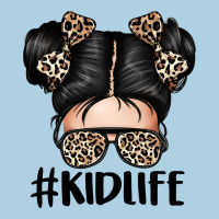 Kid Life Leopard Messy Bun Premium Hoodie | Teevron