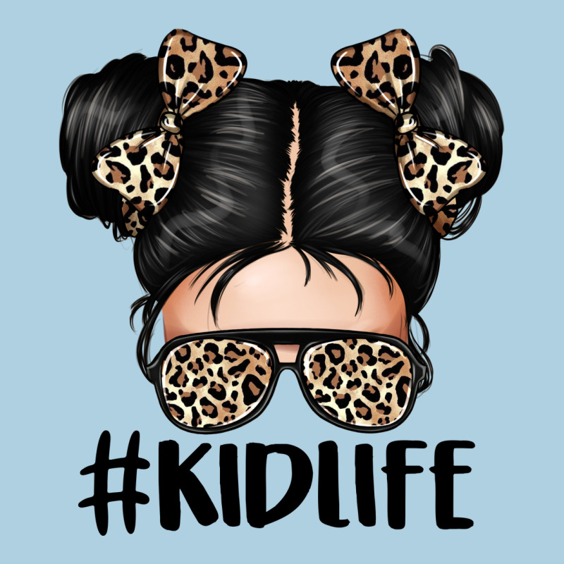 Kid Life Leopard Messy Bun Premium Hoodie by texasbilliewilder | Teevron