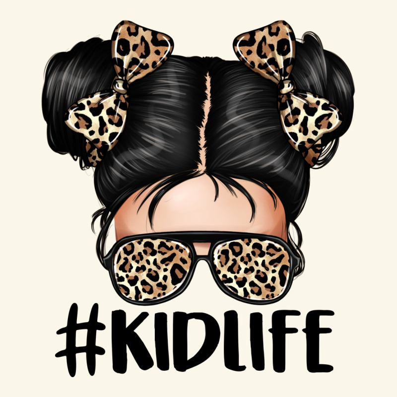 Kid Life Leopard Messy Bun Premium Hoodie by texasbilliewilder | Teevron