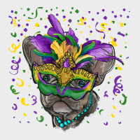 Mardi Gras Mask French Bulldog Urban Hoodie | Teevron