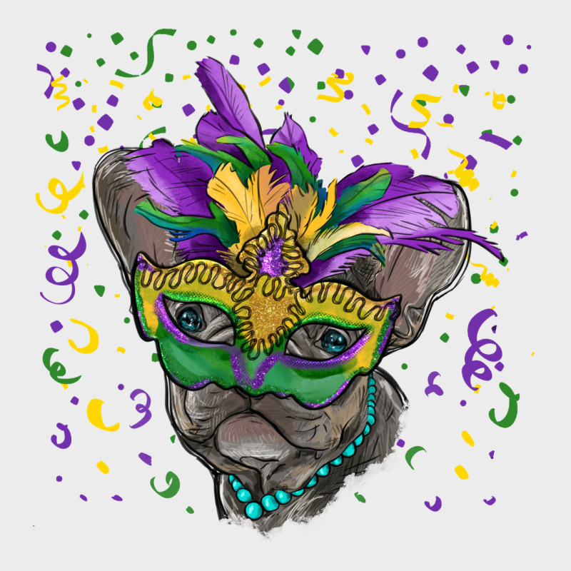 Mardi Gras Mask French Bulldog Urban Hoodie by RanaPortraitStore | Teevron