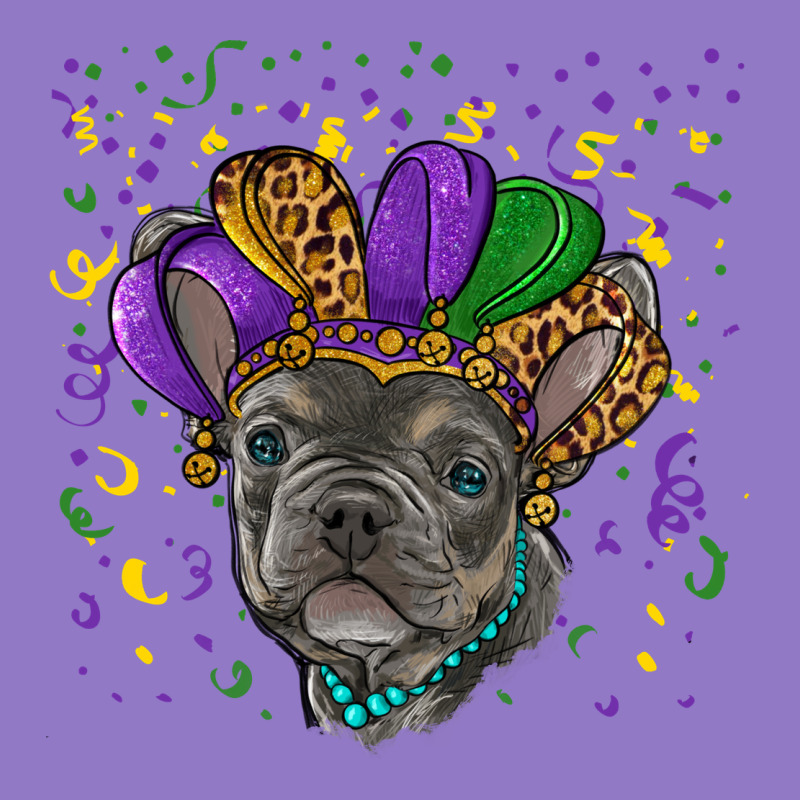 Mardi Gras French Bulldog Urban Hoodie by RanaPortraitStore | Teevron