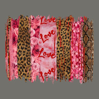 Valentine's Day Love Brushstrokes Premium Hoodie | Teevron
