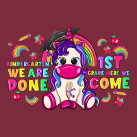 Kindergarten We Are Done 1st Here We Come With Unicorn Premium Hoodie | Teevron