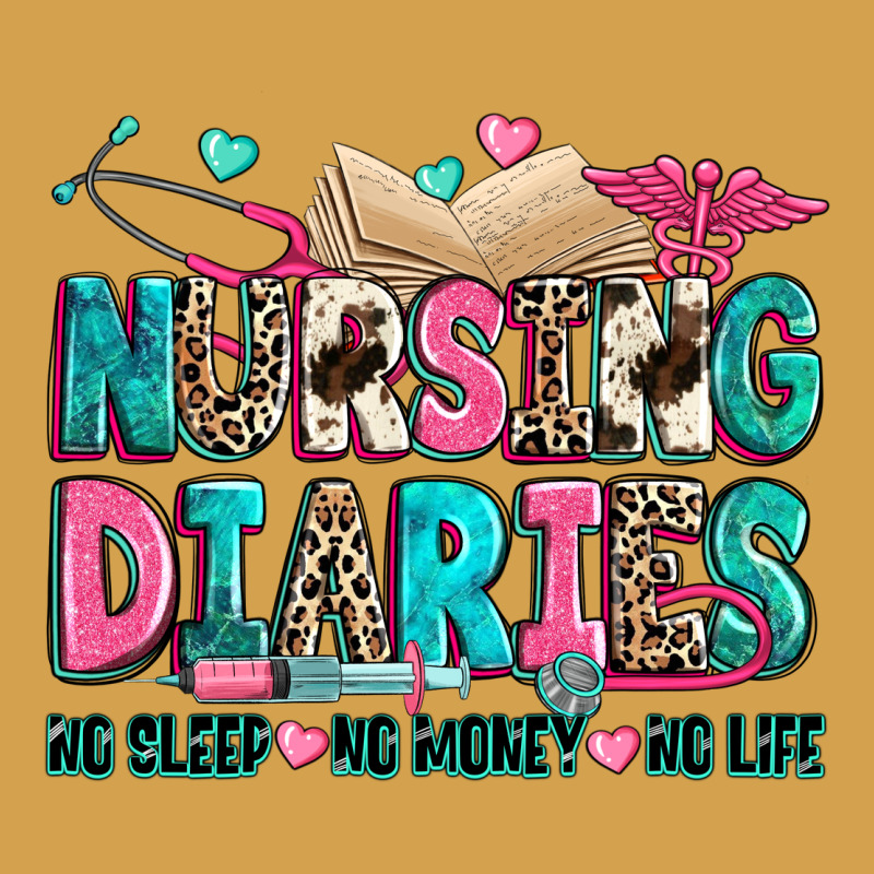 Nursing Diaries No Sleep No Money No Life Urban Hoodie by Zillion Design Studio | Teevron