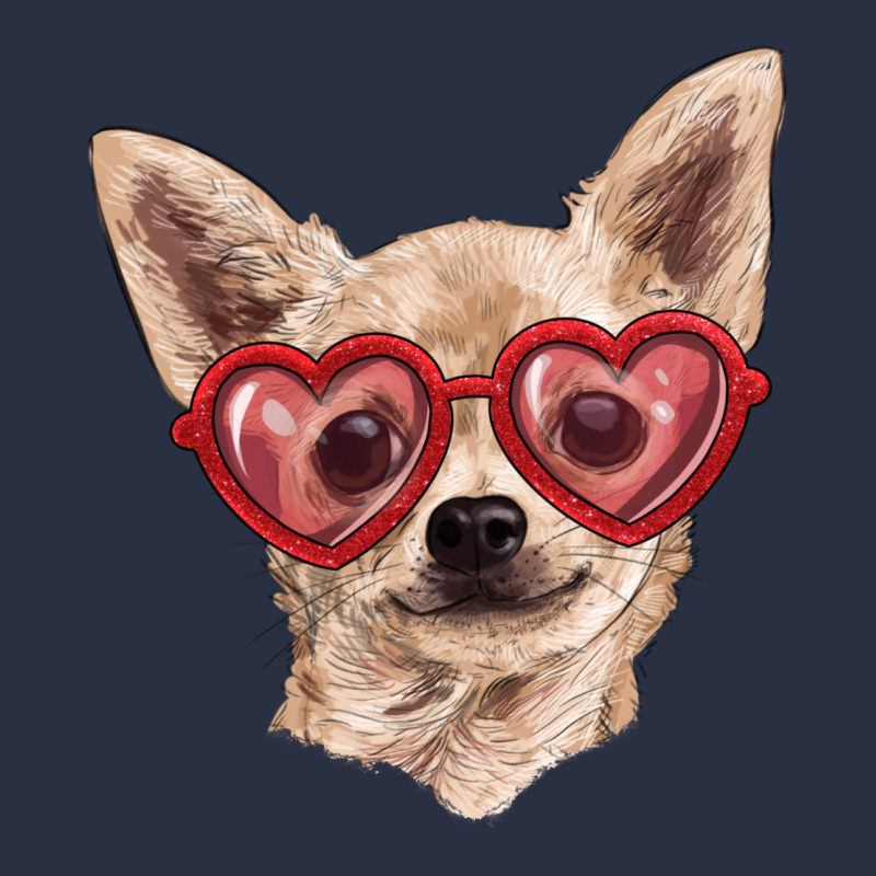 Chihuahua Dog With Love Glasses Urban Hoodie by RanaPortraitStore | Teevron