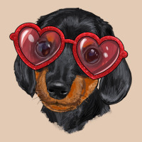 Dachshund With Love Glasses Urban Hoodie | Teevron