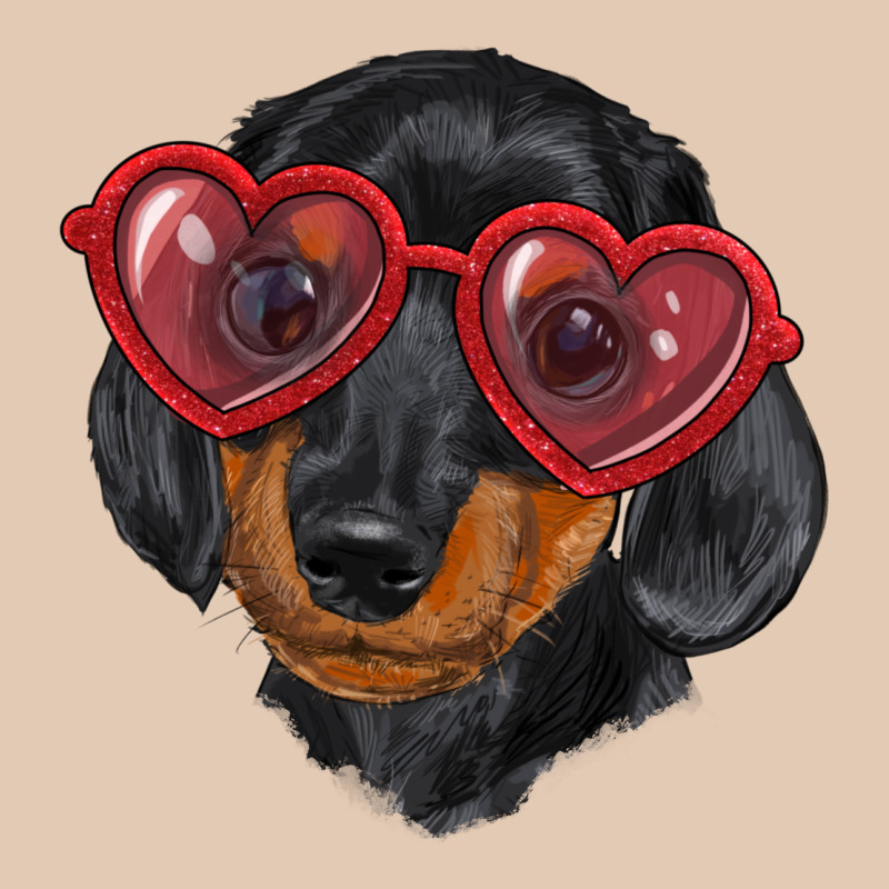 Dachshund With Love Glasses Urban Hoodie by RanaPortraitStore | Teevron