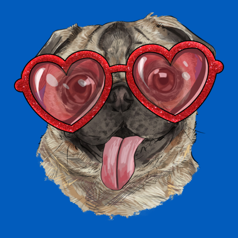 Pug With Love Glasses Urban Hoodie by RanaPortraitStore | Teevron