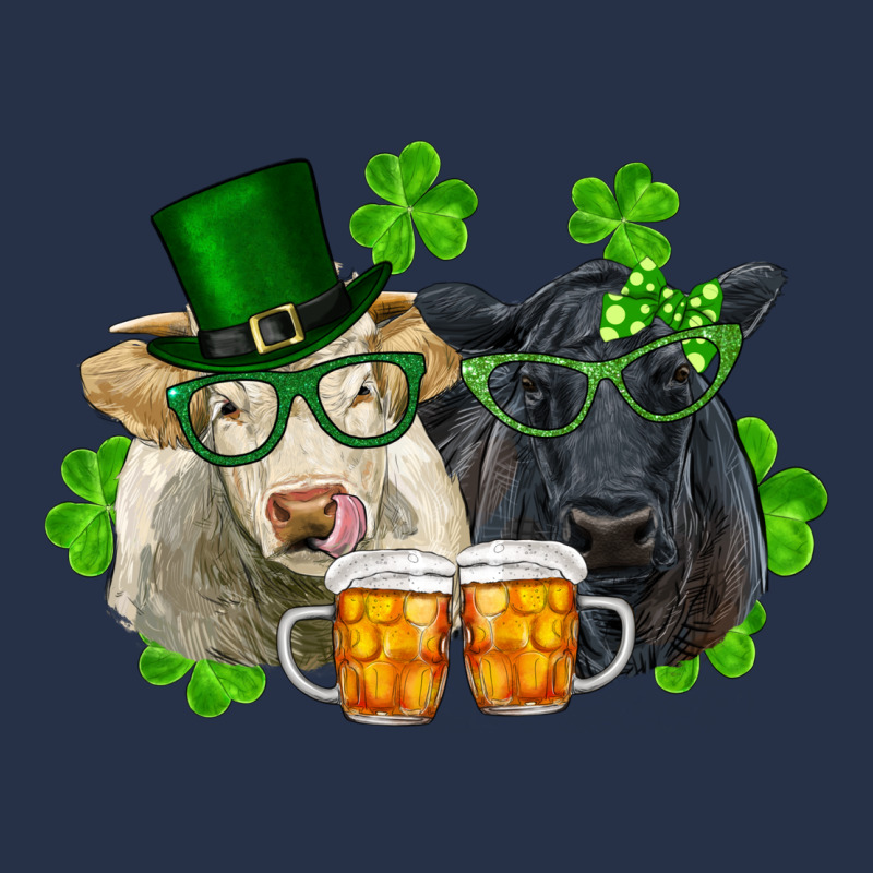 St. Patrick's Day Charolais And Black Angus Cows Premium Hoodie by RanaPortraitStore | Teevron