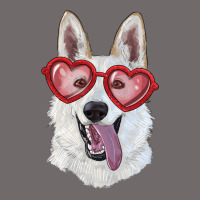 White Shepherd With Love Glasses Urban Hoodie | Teevron