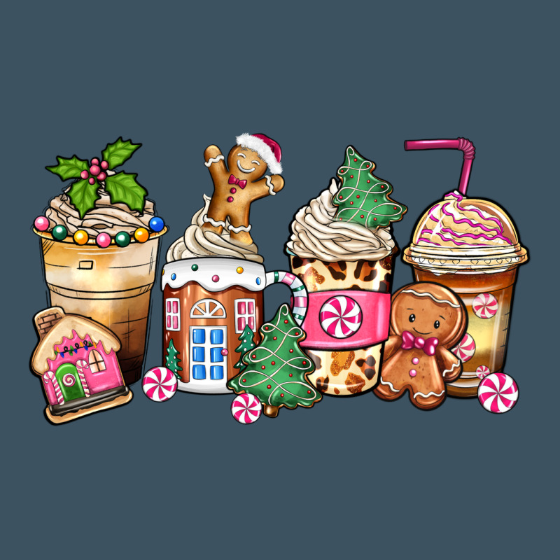 Pink Gingerbread Coffee Cups Urban Hoodie by Zillion Design Studio | Teevron