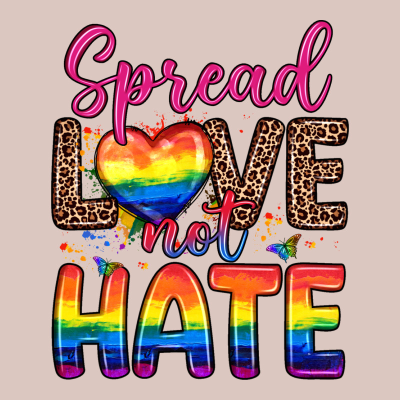 Spread Love Not Hate Premium Hoodie by Zillion Design Studio | Teevron