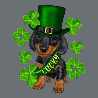 St. Patrick's Day Lucky Dachshund Puppy Premium Hoodie | Teevron