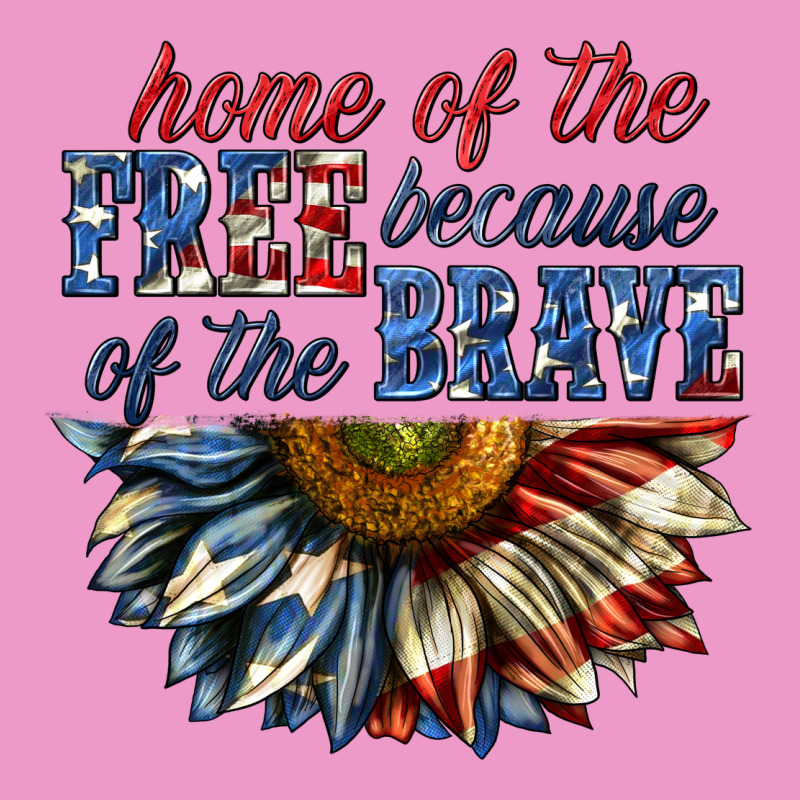 Home Of The Free Because Of The Brave Sunflower Bi Urban Hoodie by texasbilliewilder | Teevron