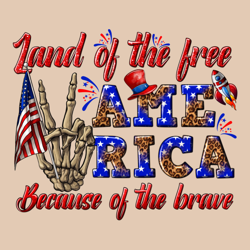 Land Of The Free America Because Of The Brave Urban Hoodie by texasbilliewilder | Teevron