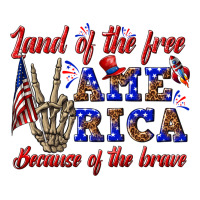 land of the free america because of the brave | Teevron