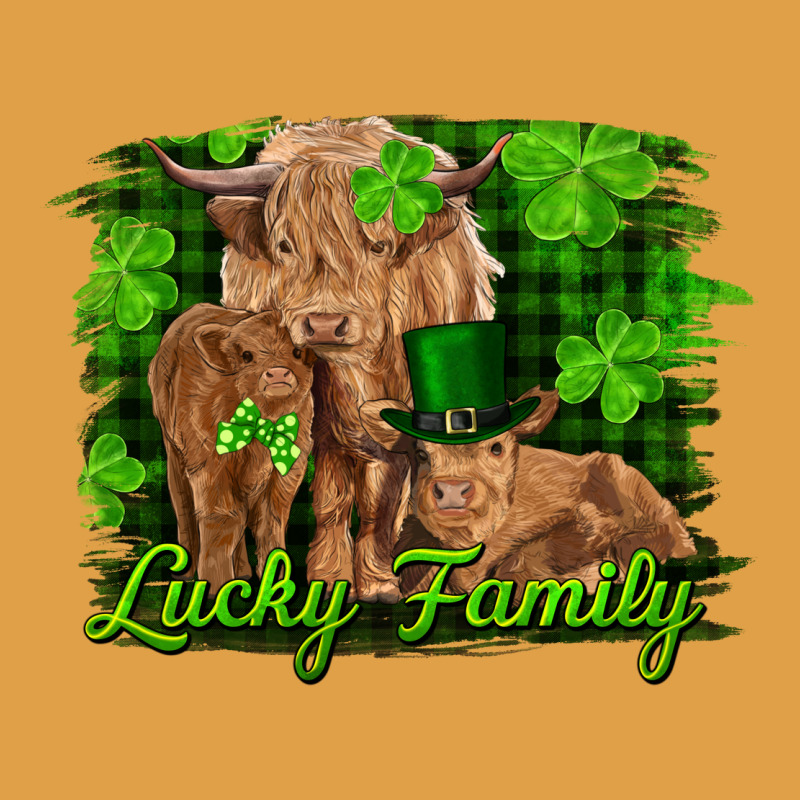 St Patrick's Day Lucky Cow Family Premium Hoodie by RanaPortraitStore | Teevron