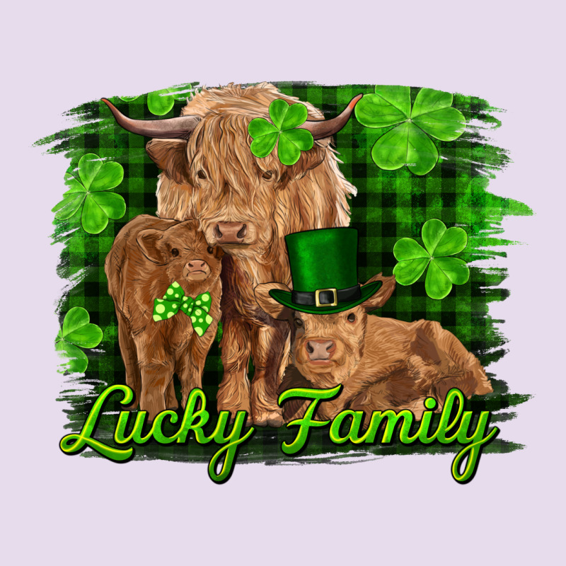 St Patrick's Day Lucky Cow Family Premium Hoodie by RanaPortraitStore | Teevron