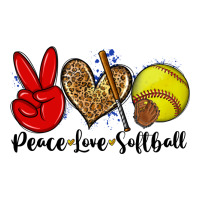peace love softball | Teevron