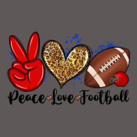 Peace Love Football Premium Hoodie | Teevron