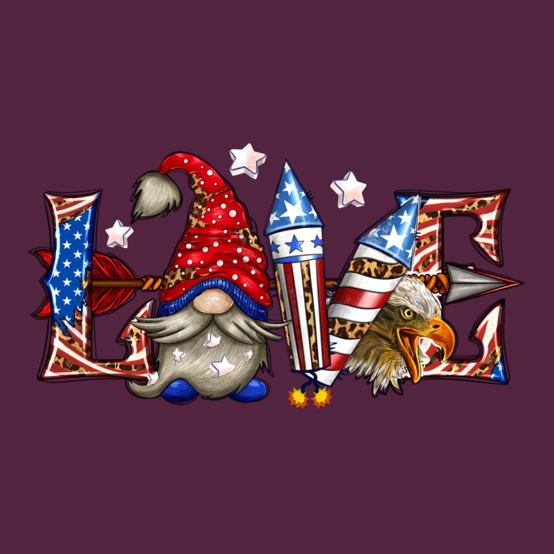 Love 4th July With Gnome Billie Wilder Urban Hoodie by texasbilliewilder | Teevron