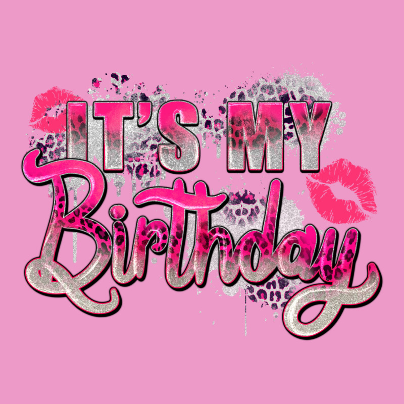 Pink Its My Birthday Urban Hoodie by Zillion Design Studio | Teevron