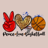 Peace Love Basketball Premium Hoodie | Teevron