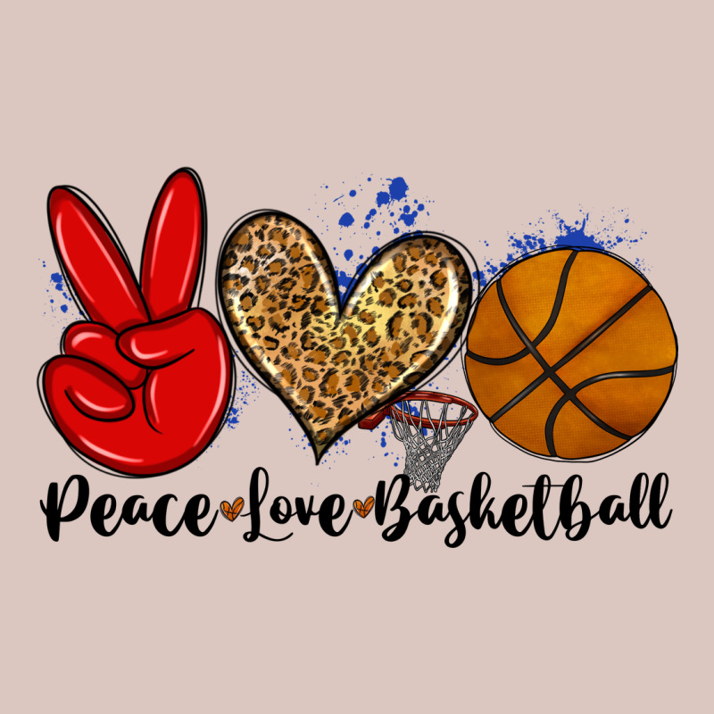 Peace Love Basketball Premium Hoodie by Zillion Design Studio | Teevron